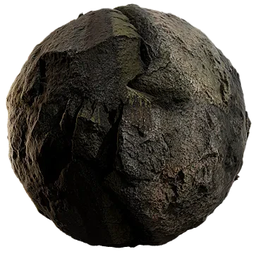 jagged mossy rock 001 — Скачать