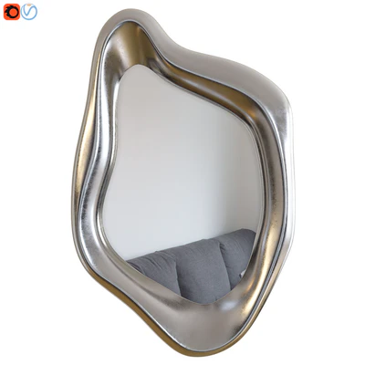 Mirror kare design. Mirror Hologram Silver — Ver 1
