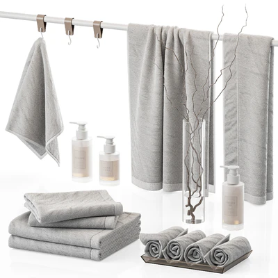 Decorative set for bathroom 04 — Ver 1