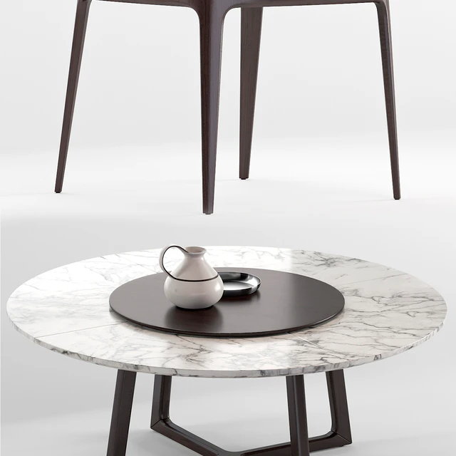 Poliform Grace chair &  Concorde Round table — Скачать
