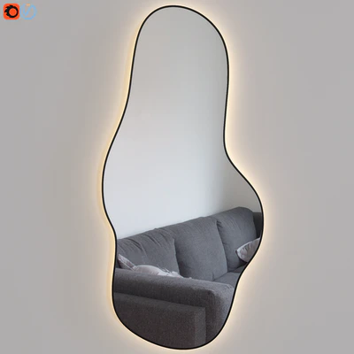 Figured mirror with lighting Atmosfera Extra — Ver 1