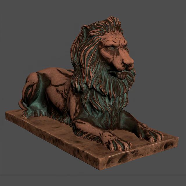 Lion Sculpture — Descargar