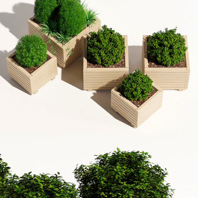 Cube planter — Скачать