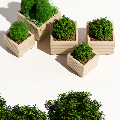 Cube planter — Вид 2