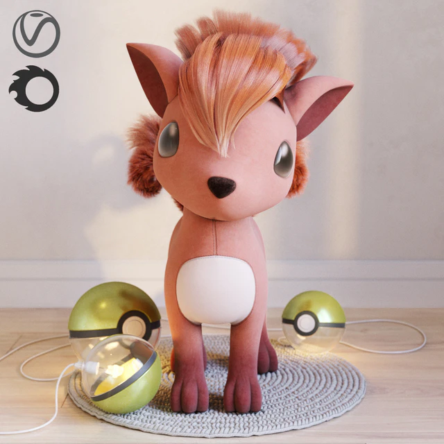 Покемон VULPIX. — Скачать