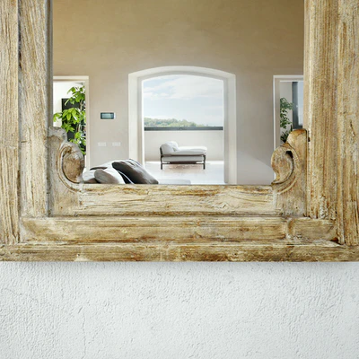 Antique Raja Window Mirror — Ver 5