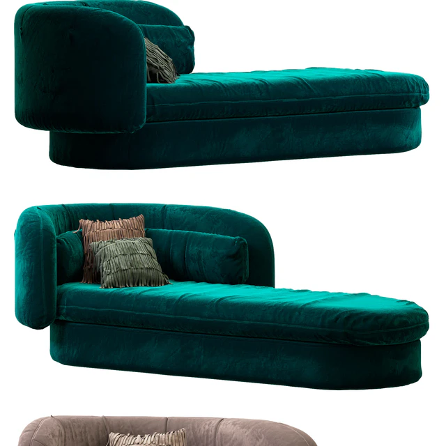 Group Philippe Malouin for SCP Chaise Lounge and Sofa — Descargar