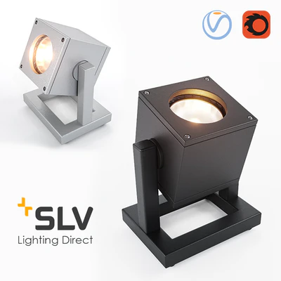 Facade fixtures CUBIX 1 SLV Elektronik 2017 132835, 132832 — Ver 1