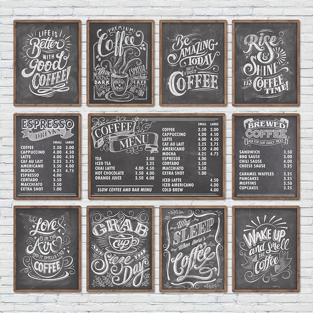 Cafe chalkboards — Скачать