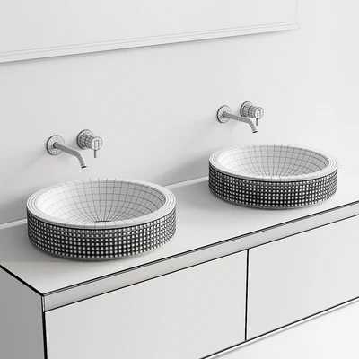 Antonio Lupi Panta Rei + Pixel Vanity Unit Set 3 — Вид 4
