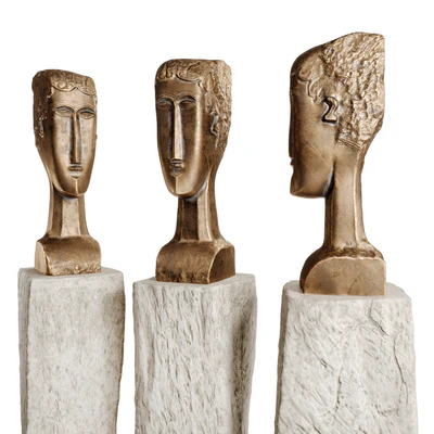 Female head figure — Вид 4