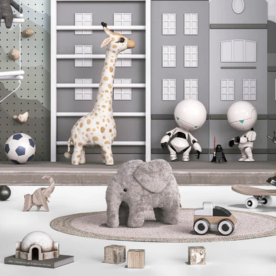 Toys , decor and furniture for nursery 125 — Ver 3