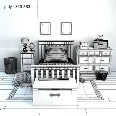PotteryBarn Elliott Bed — Ver 2