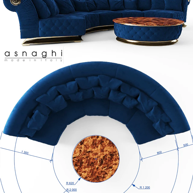 Sofa Asnaghi Prestige — Скачать