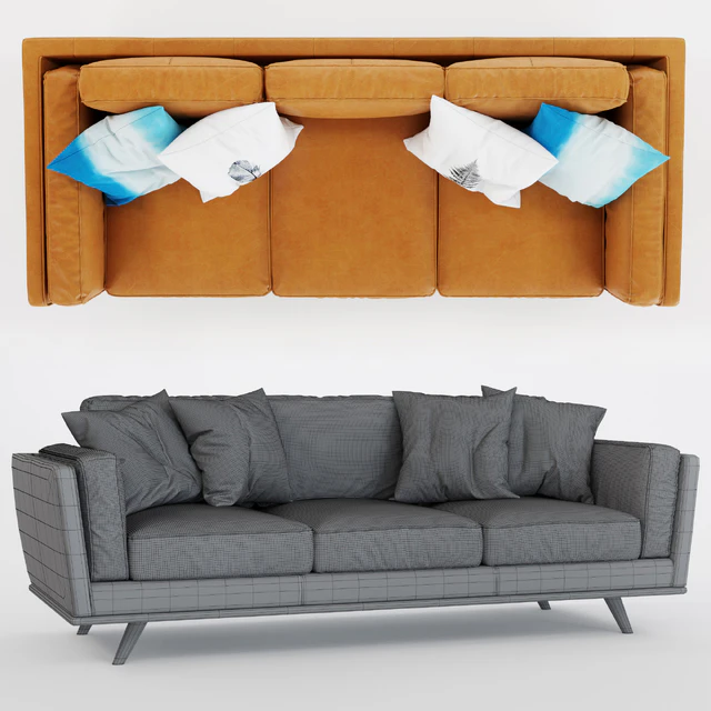 Article - 3 seater Timber Sofa — Descargar
