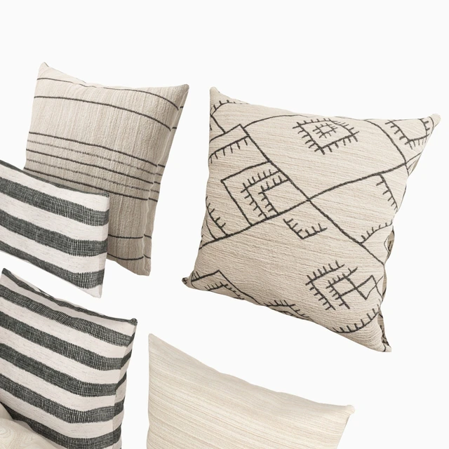 Pillows Restoration Hardware Collection Moroccan Jacquard Chenille — Descargar