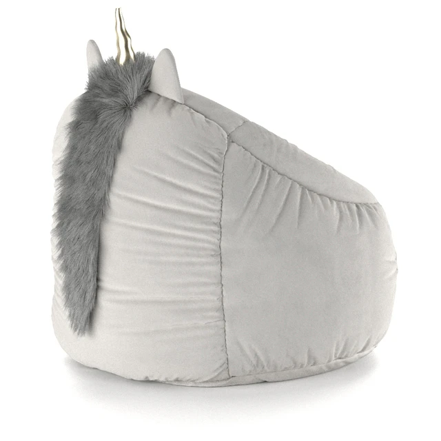Kids Bean Bag Chair White Unicorn - Pillowfort™ — Скачать