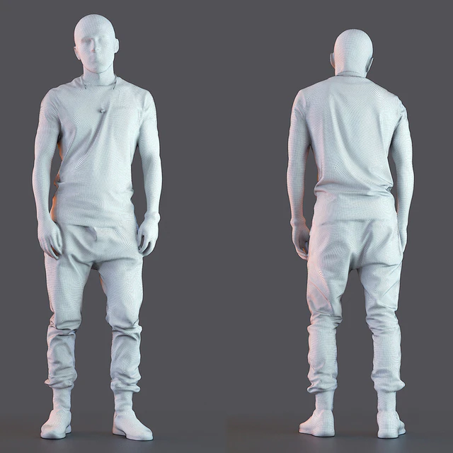 3d scan man — Descargar