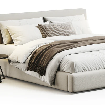Abbyson Luxe Upholstered Bed — Вид 3