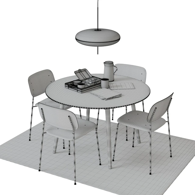 Dining Set 01 — Скачать