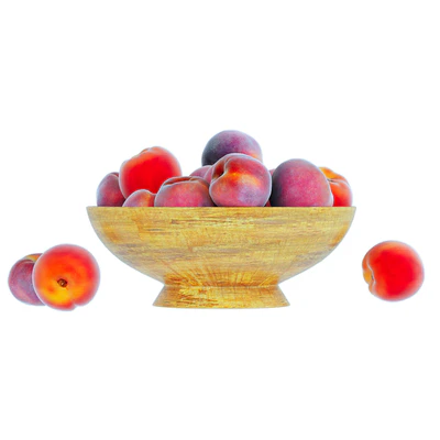 Peaches in a Wooden Vase — Вид 3