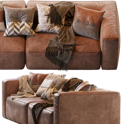 Мello Taos Brown Right Arm Corner Sectional — Вид 3