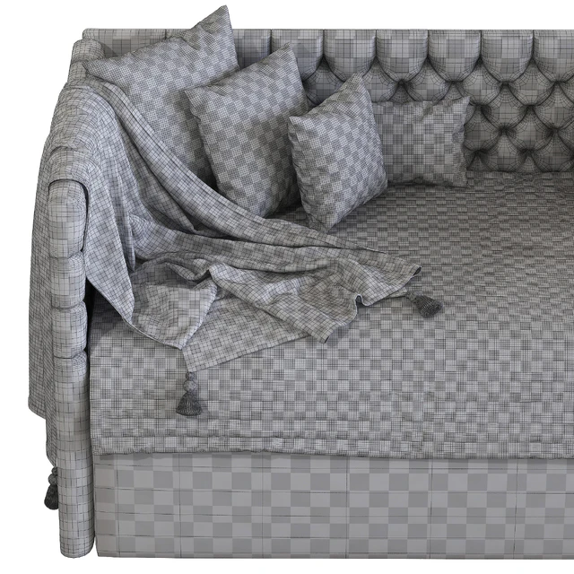 Childrens sofa bed with decorative pillows 5 — Descargar