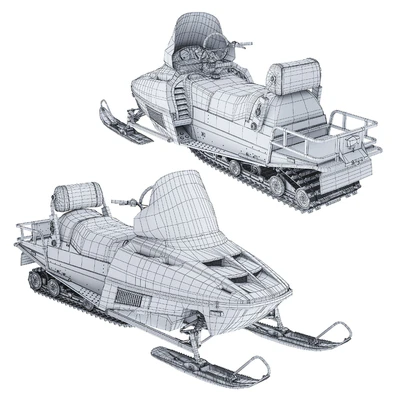 Снегоход Polaris WIDETRAK LX — Вид 3