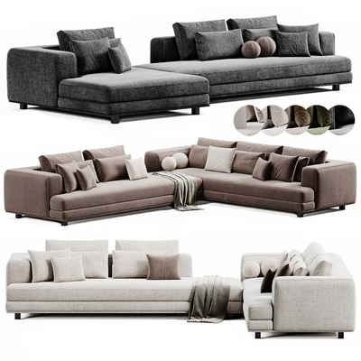 Arbiter Sofa By Maxalto | Диван — Вид 3