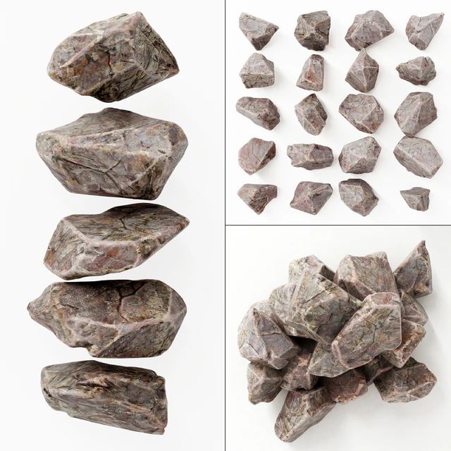 Скальные осколки речного камня / Rock splinter river stone — Скачать