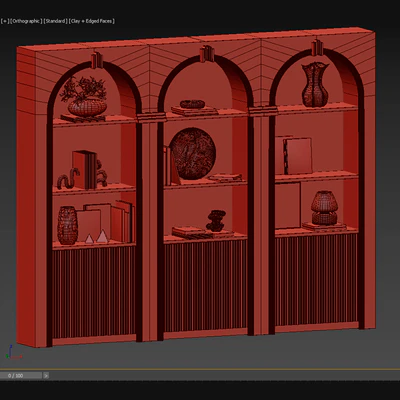 Modern Classic shelves with Decor — Вид 6
