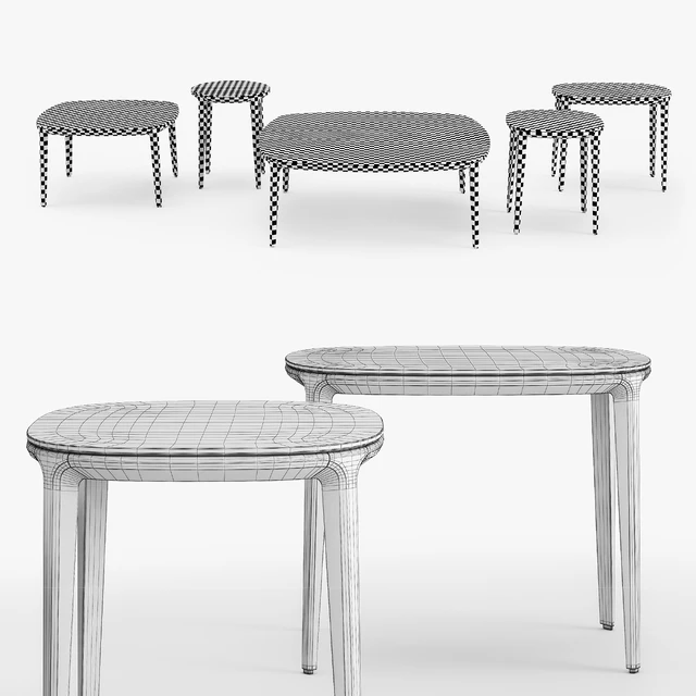 Henry coffee tables set — Descargar