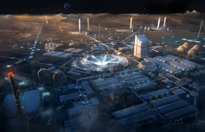 space colony — download