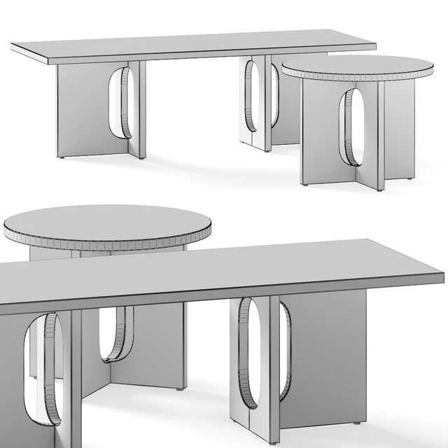 Menu Androgyne Coffee Side Table — Скачать