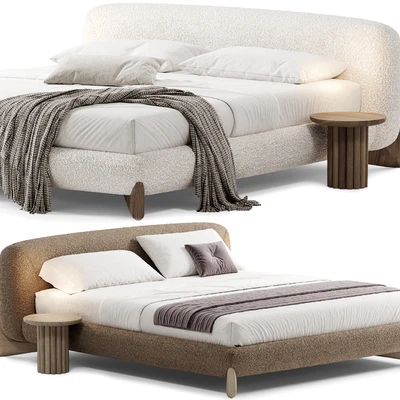 SOFTBAY Double Bed By Porada — Ver 2