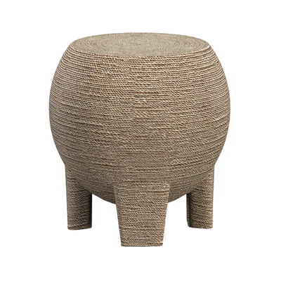 Wrapped Rope Bulb Stool table — Вид 5