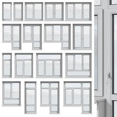 Set of plastic windows — Ver 1