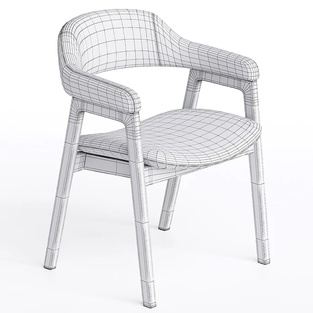 Abilene Upholstered Dining Arm Chair — Descargar