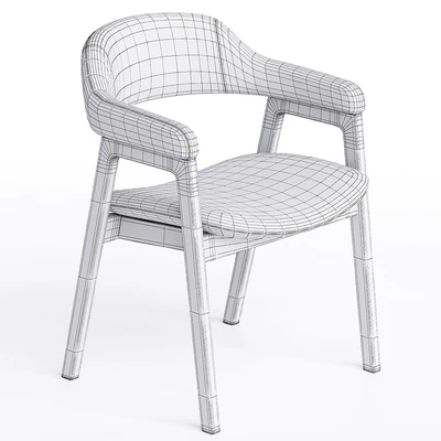 Abilene Upholstered Dining Arm Chair — Ver 3