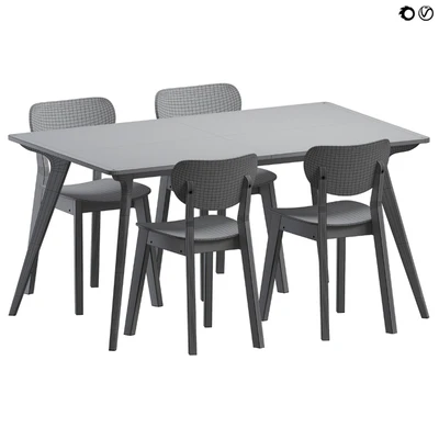 Dining table and chairs Family Flint — Ver 2