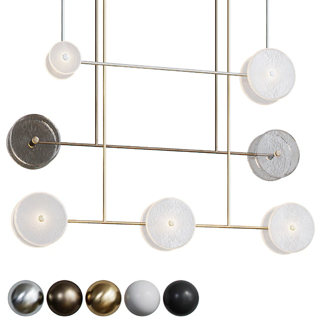 Set of pendant lights CORAL LINEAR from Soktas — Descargar