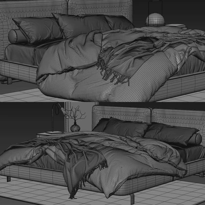 Minotti Tatlin Bed — Ver 2