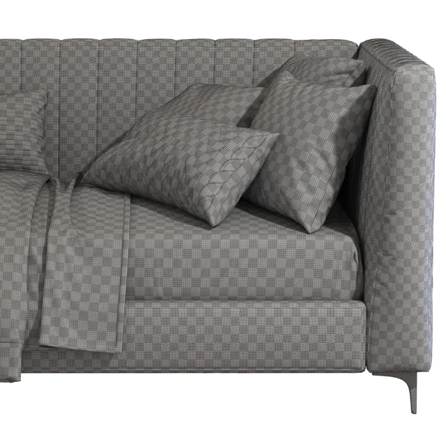 Bed sofa Avalon Channel Stitch Upholstered Daybed — Descargar
