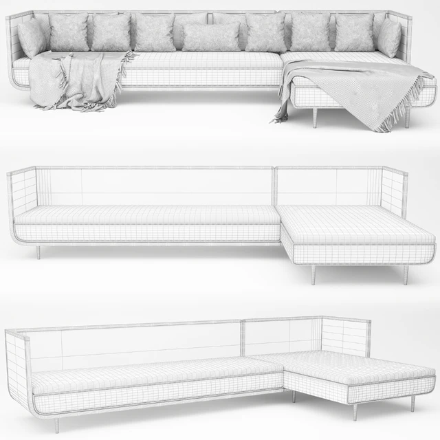 LUXURY CORNER SOFA — Descargar