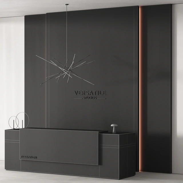 182 office furniture 02 reception desk 02 — Descargar