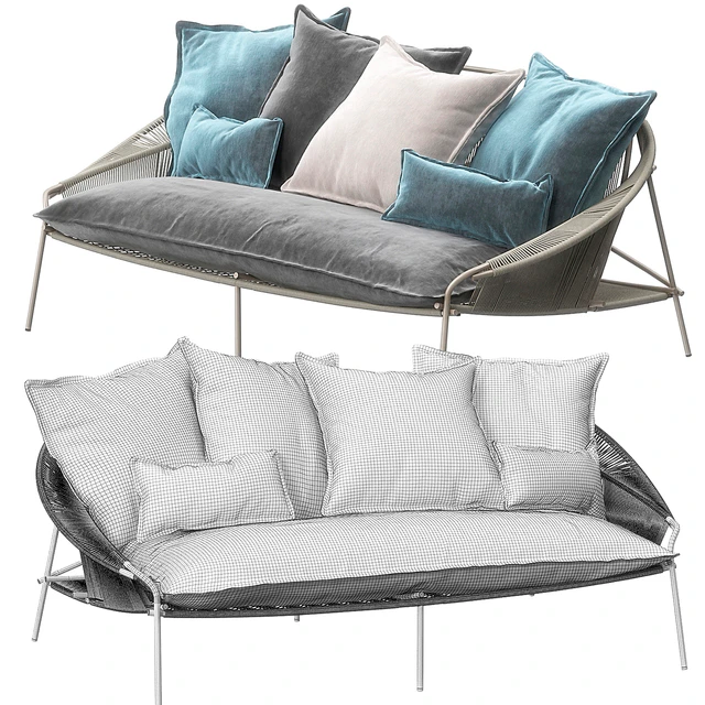 Traveler Outdoor Sofa by Roche Bobois — Скачать