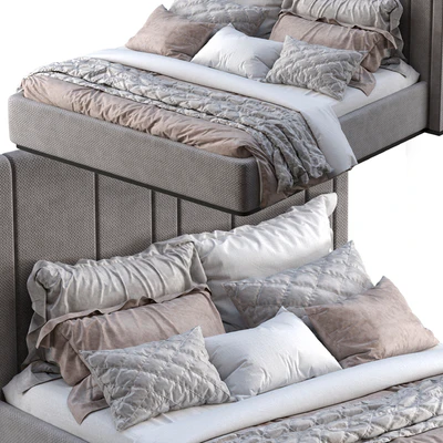 Bed one mebel noir — Ver 3