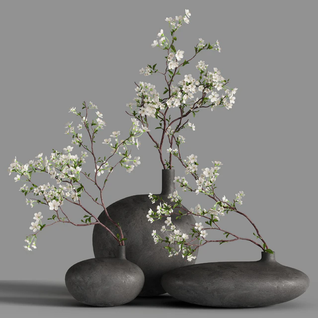 Cherry blossom branches in “Submarine” vases from 101cph — Descargar