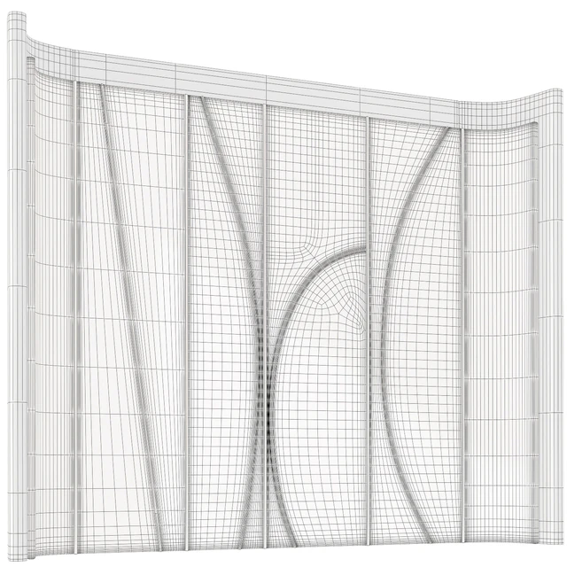 Decorative wall 3d panel headboard 026 — Descargar