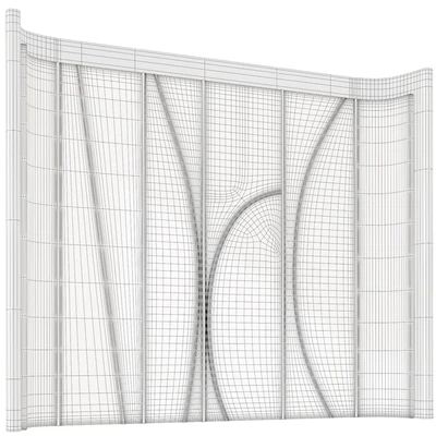 Decorative wall 3d panel headboard 026 — Ver 3